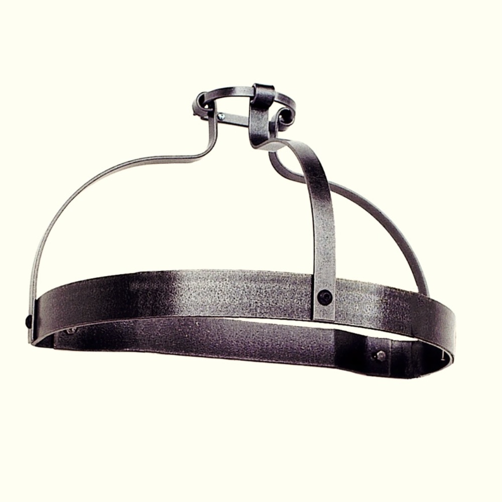 Enclume handcrafted rack w/hooks hammered steel